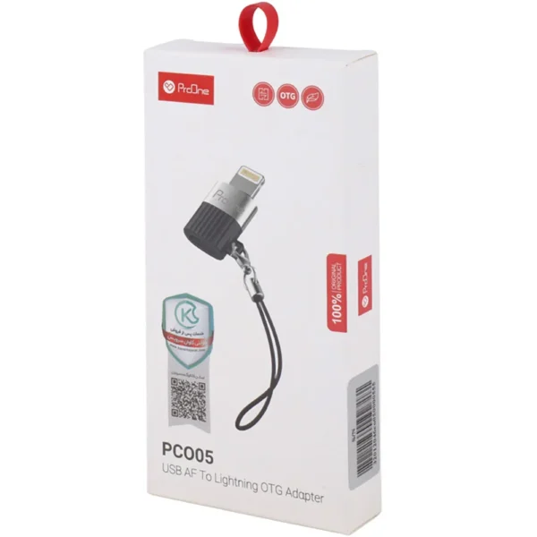 مبدل USB OTG به لایتنینگ پرووان مدل PCO05