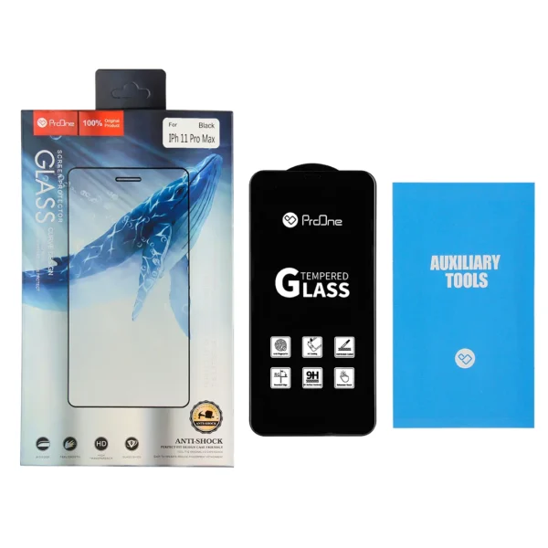 محافظ صفحه نمایش پرووان مدل Tempered مناسب برای گوشی موبایل اپل Iphone 11 Pro Max