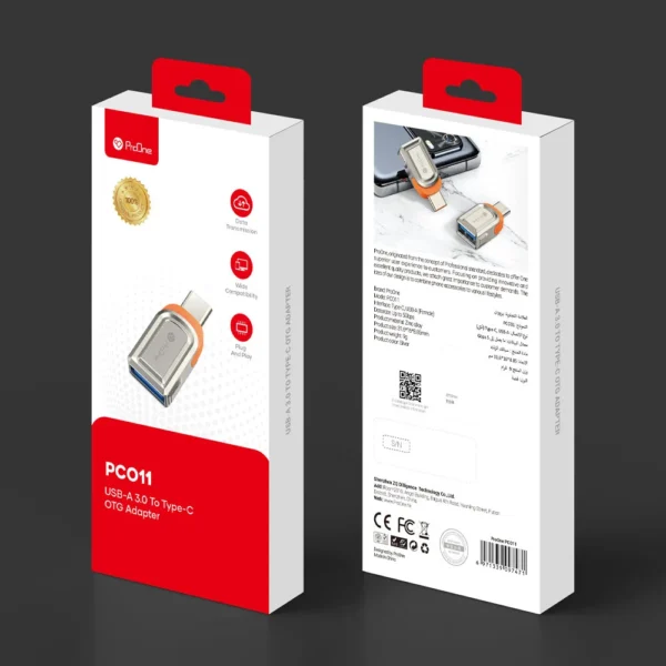 مبدل USB-A به USB-C پرووان مدل PCO 11