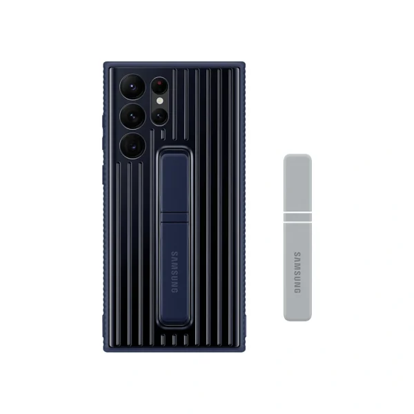 کاور سامسونگ مدل Protective Stand مناسب برای گوشی موبایل سامسونگ Galaxy S22 Ultra به همراه پایه نگهدارنده
