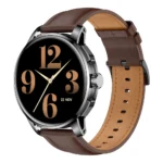 ساعت هوشمند گلوریمی مدل Artist مناسب برای ورزش، کنترل سطح اکسیژن خون، شمارش ضربان قلب، پایش وضعیت خواب با بند چرم