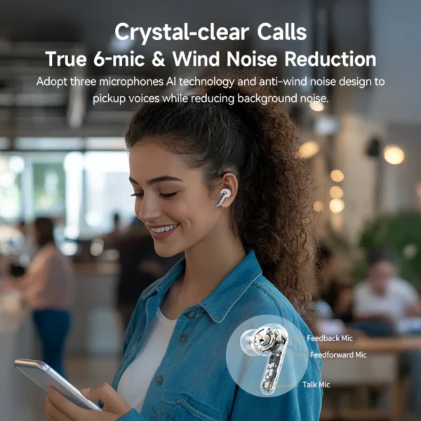 هدفون بلوتوثی کیو سی وای مدل Melobuds N50