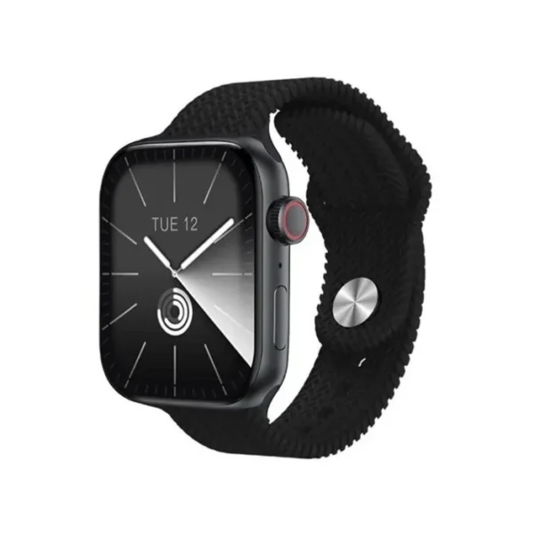 ساعت هوشمند مدل hk10 pro plus، سایز ۴۵، دارای قابلیت های کنترل موسیقی، شمارنده ضربان قلب، گام شمار، قابلیت مکالمه مستقیم، پشتیبانی از زبان فارسی، بند سیلیکون