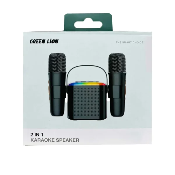 ست میکروفن بی سیم گرین لاین مدل 2in1 Karaoke Speaker