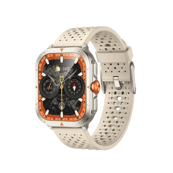 ساعت هوشمند 53 میلی‌متری گلوریمی مدل GX TRACE با بند سیلیکونی