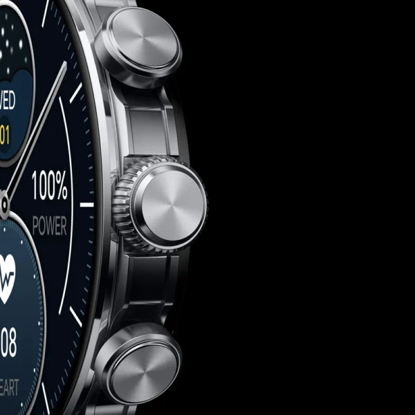 ساعت هوشمند 47 میلی متری گلوریمی مدل GX CLASSICFIT (LIMITED EDITION) بند چرمی