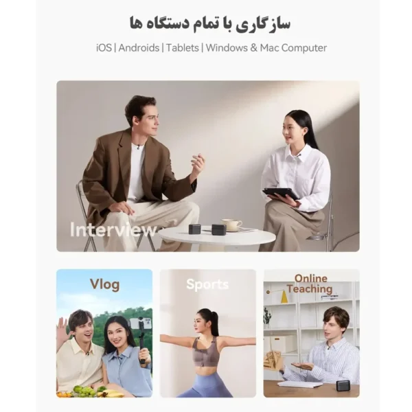 میکروفن یقه ای هالی لند مدل LARK M2S Combo