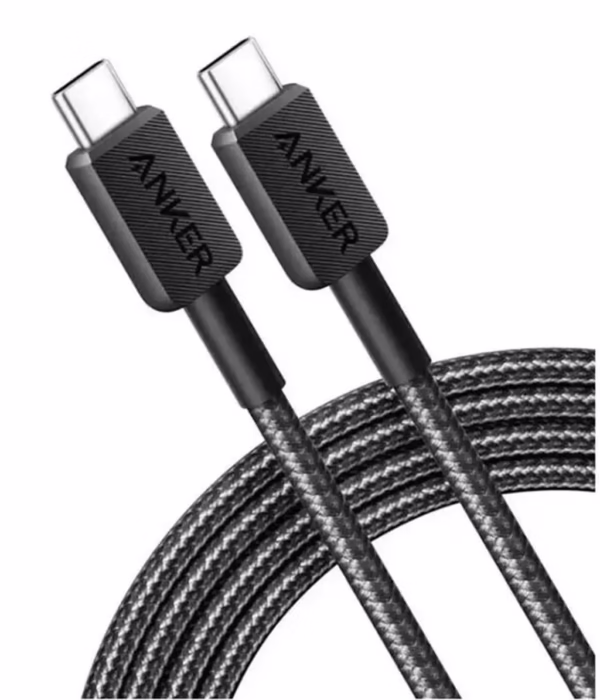 کابل شارژ کنفی USB-C به USB-C انکر مدل Anker A81D6