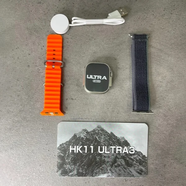 ساعت هوشمند 2.02 اینچی ویرفیت مدل HK 11 ULTRA3 با بند سیلیکونی