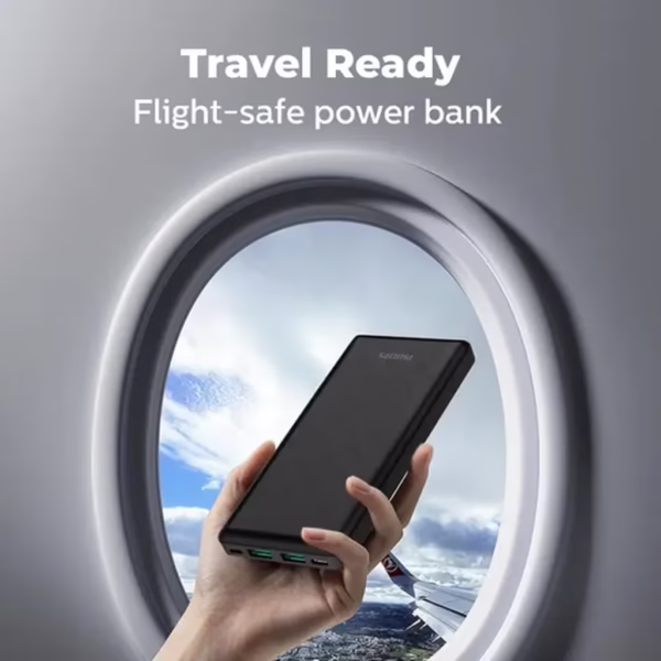 پاوربانک فیلیپس مدل DLP7790HB ظرفیت 10000 میلی آمپر ساعت